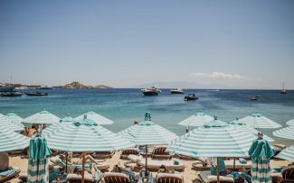 Nammos Restaurant by the sea - Psarou beach - MG Villas Mykonos